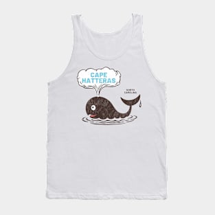 Cape Hatteras, NC Summertime Vacationing Whale Spout Tank Top